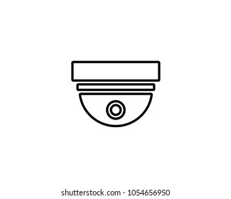 security camera icon design illustration,line icon design style, designed for print and web