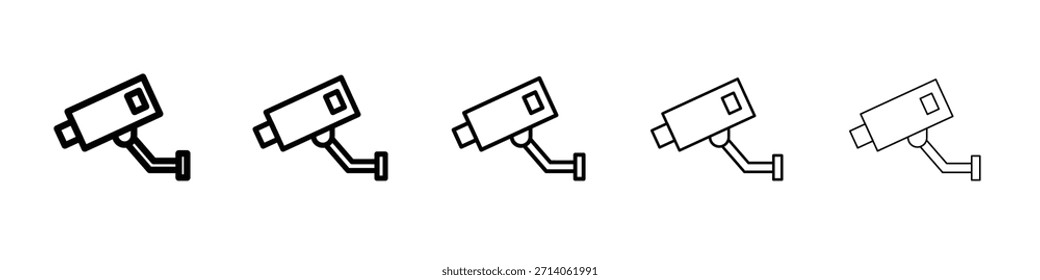Diseño del icono de la cámara de seguridad, logotipo, App, interfaz de usuario. Ilustración vectorial, EPS