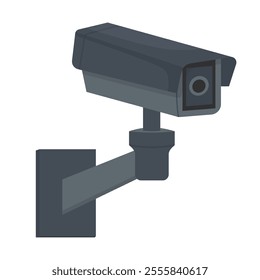 Security camera icon. Flat illustration of CCTV Surveillance Camera vector icon for web