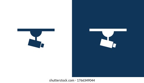 Security camera icon illustration isolated vector sign symbol