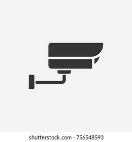 Security camera icon illustration isolated vector sign symbol