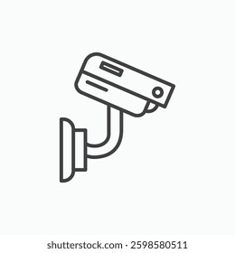 Security Camera icon isolated on white background