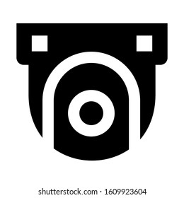 security camera icon isolated sign symbol vector illustration - high quality black style vector icons
