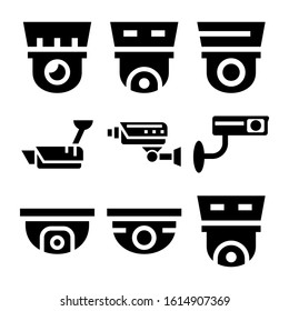 security camera icon isolated sign symbol vector illustration - Collection of high quality black style vector icons
