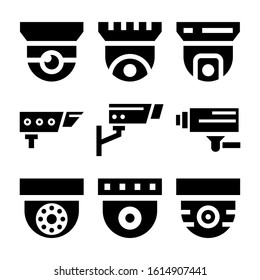 security camera icon isolated sign symbol vector illustration - Collection of high quality black style vector icons
