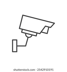 Security camera icon. isolated simple vector icon on white background. EPS10