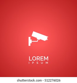 Security Camera Icon. Security Camera Logo
