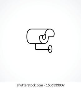 security camera icon on white background.security camera icon on white background.security camera icon on white background.