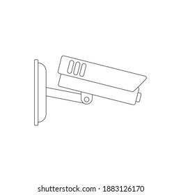 security camera icon on white color background