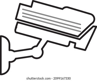 security camera icon on white background..eps