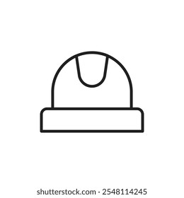 Icono de cámara de seguridad Conjunto de contorno en color blanco y negro