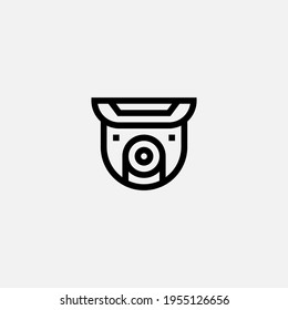 Security camera icon sign vector,Symbol, logo illustration for web and mobile