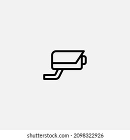 Vector de signo de icono de cámara de seguridad,Símbolo, ilustración de logotipo para web y móvil