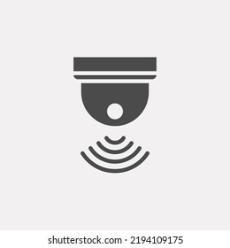 Security camera icon sign vector,Symbol, logo illustration for web and mobile