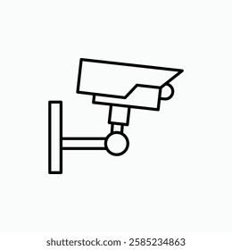 Security camera icon. simple vector icon