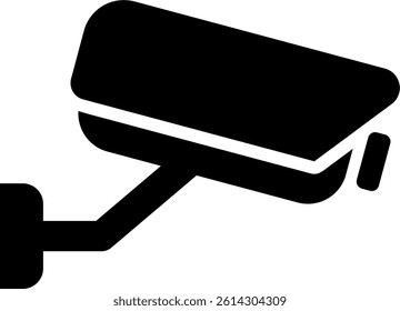 Security camera icon, surveillance cctv vector design