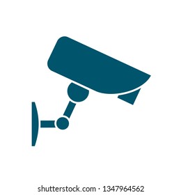 Security camera icon. Surveillance camera. Security equipment and security guard - stock vector