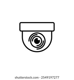 security camera icon. security camera symbol on white background.