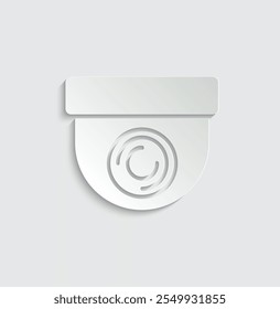 security camera icon. security camera symbol on white background.
