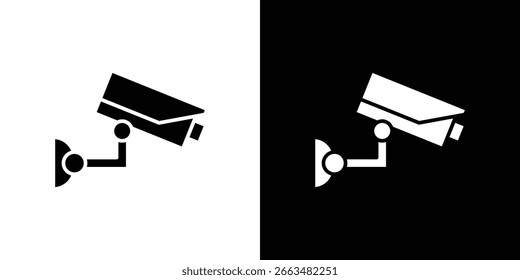 Sinal de símbolo de ícone de câmera de segurança, vetor, eps 10