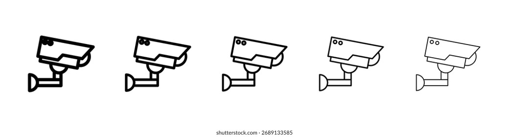 Security camera icon Vector Art Illustration