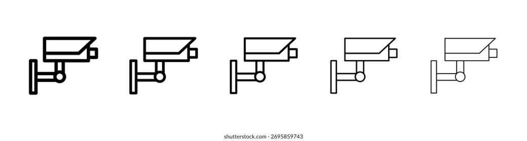 Security camera icon Vector Art Illustration