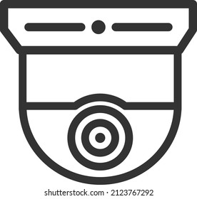 Security Camera Icon Vector, Cc Tv Vector Symbol