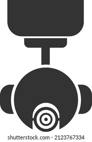 Security Camera Icon Vector, Cc Tv Vector Symbol