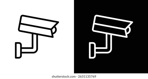 Security camera icon vector collection. vector sign illustration