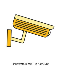 Security camera icon. vector graphics
