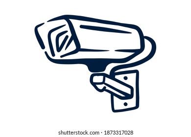 Icono de cámara de seguridad - Ilustración del vector