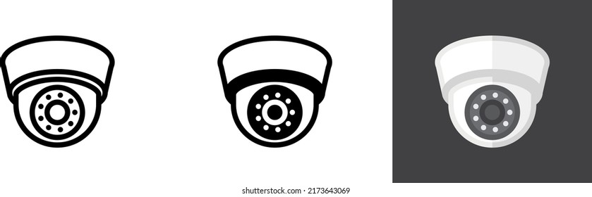 Security camera icon ,  vector illustration