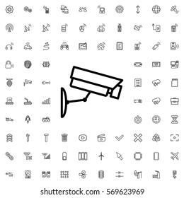 security camera icon vector illustration sign symbol