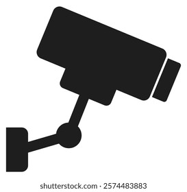 Security camera icon vector isolated on white background.