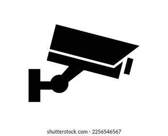 Security camera icon, video surveillance, cctv sign. Surveillance camera,monitoring, safety home protection system. Fixed CCTV, Security Camera Icon Vector Template Illustration Design. 