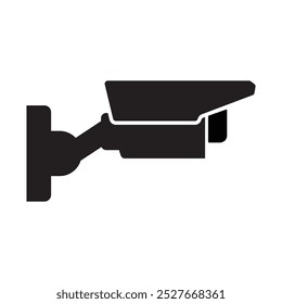 Security camera icon, video surveillance, cctv sign. Surveillance camera,monitoring, safety home protection system. Fixed CCTV, Security Camera Icon Vector Template Illustration Design.