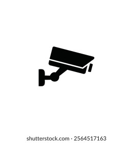 Security camera icon, video surveillance, cctv sign.