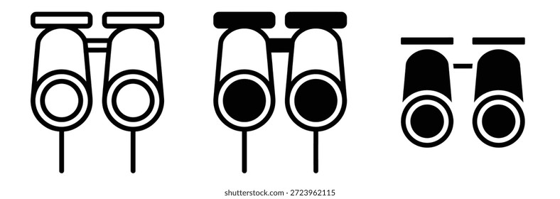 Iconos de cámara de seguridad en blanco y negro para conceptos de seguridad, icono de cámara de seguridad, videovigilancia, señal de circuito cerrado de televisión. Cámara de vigilancia, monitoreo, sistema de protección de seguridad para el hogar.