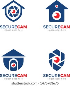 Security Camera Logo Template Design