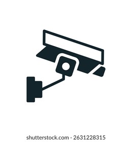 Security camera is monitoring, representing the concept of safety and protection in a modern environment