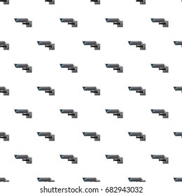 Security camera pattern seamless repeat in cartoon style vector illustration