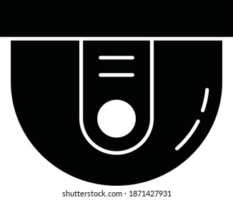 security camera and protection  Vector Icon 