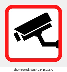Security Camera sample vector Icon