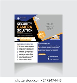 Security camera solution social media post