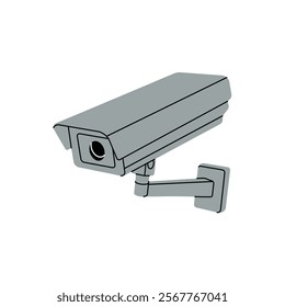 Security camera. Security surveillance system. Vector illustration