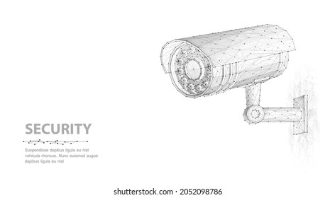 Security camera. Security system, smart home, cctv concept.