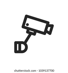 Security camera vector icon