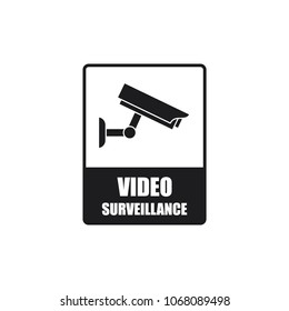 security camera vector icon 