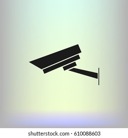 security camera vector icon