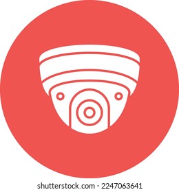 Security Camera vector icon. Can be used for printing, mobile and web applications.